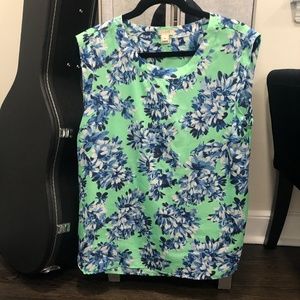 J.Crew Floral Blouse